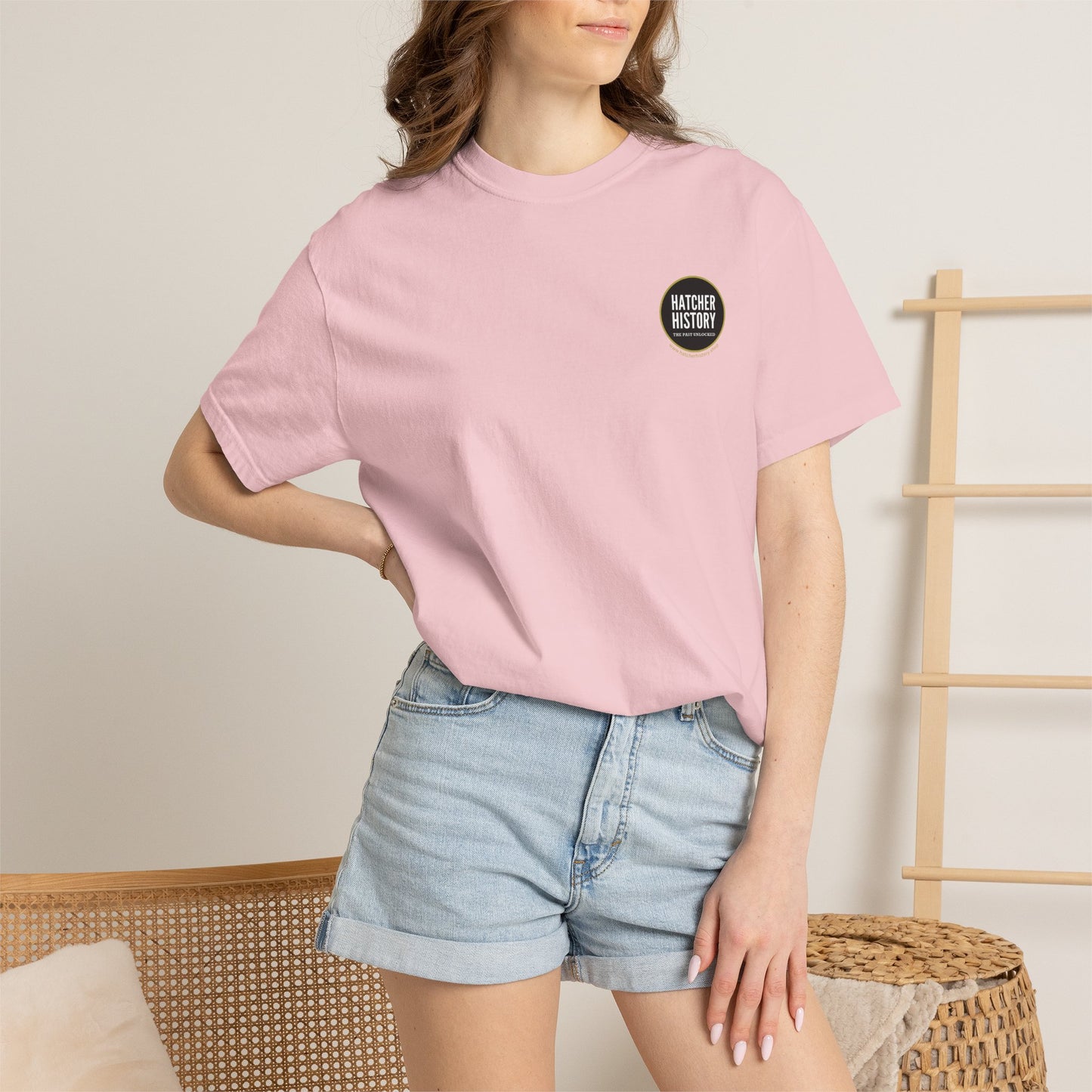 Hatcher History Logo T-Shirt — 'The Past Unlocked' Heritage Tee