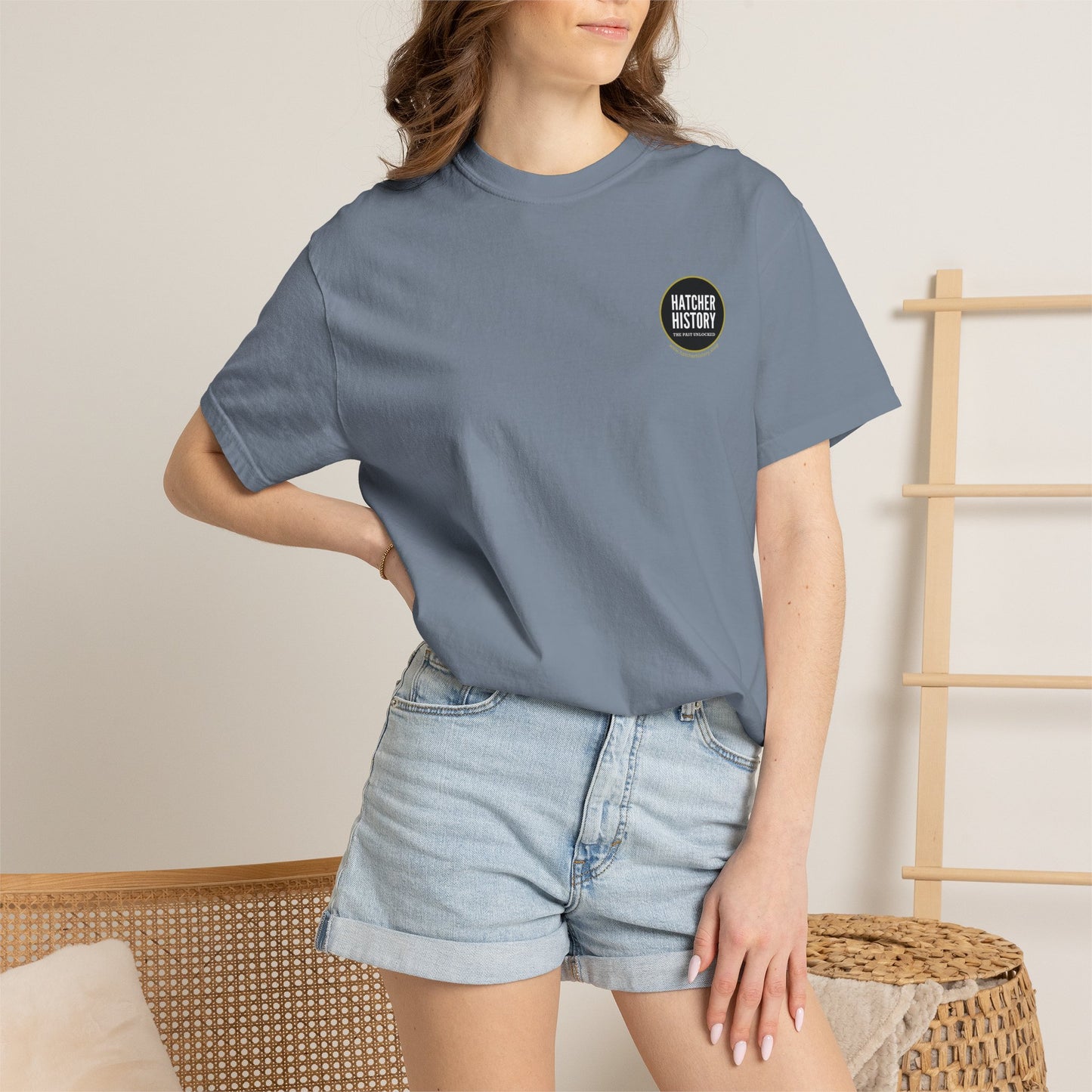 Hatcher History Logo T-Shirt — 'The Past Unlocked' Heritage Tee