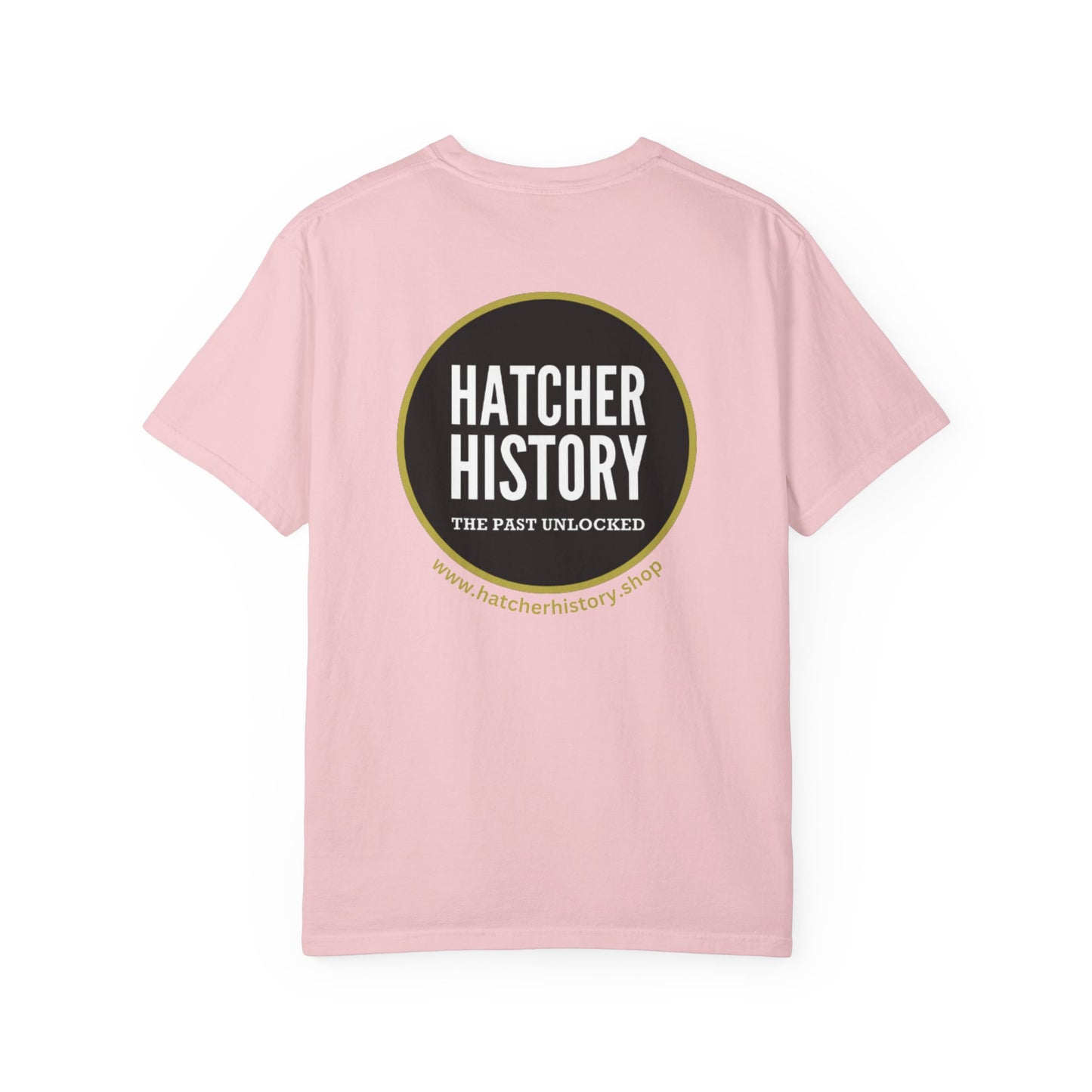 Hatcher History Logo T-Shirt — 'The Past Unlocked' Heritage Tee