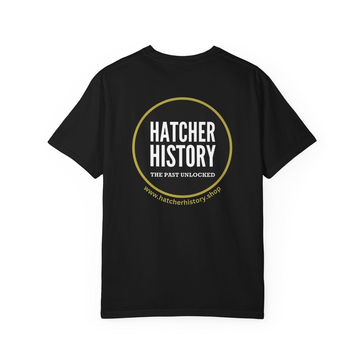 Hatcher History Logo T-Shirt — 'The Past Unlocked' Heritage Tee
