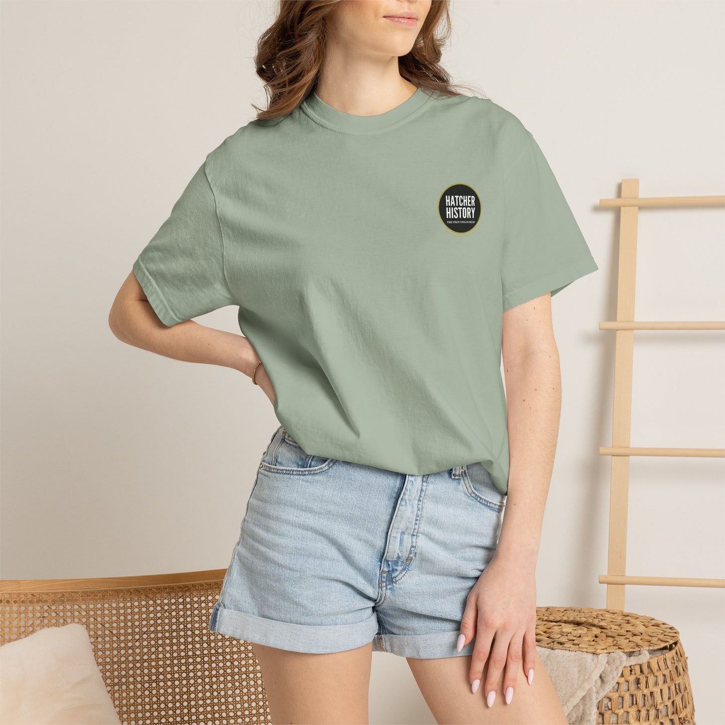 Hatcher History Logo T-Shirt — 'The Past Unlocked' Heritage Tee