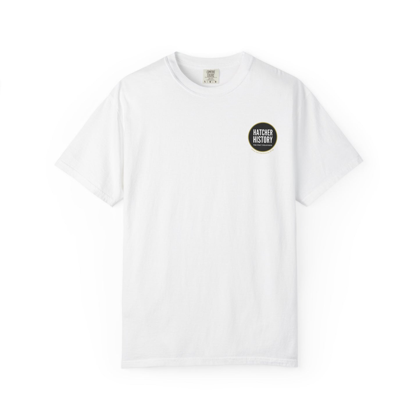 Hatcher History Logo T-Shirt — 'The Past Unlocked' Heritage Tee