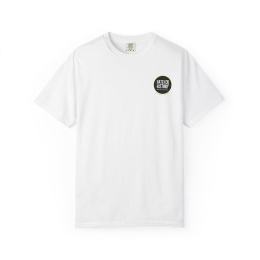 Hatcher History Logo T-Shirt — 'The Past Unlocked' Heritage Tee