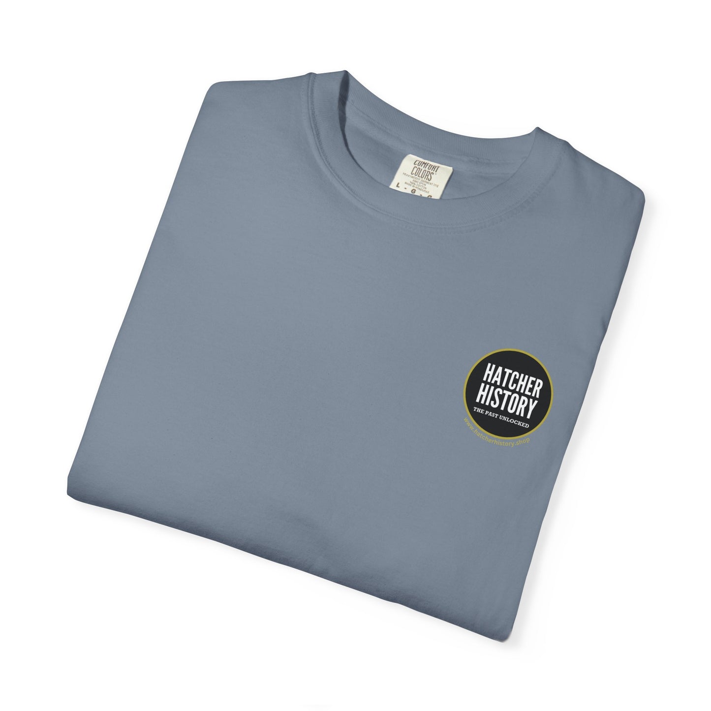Hatcher History Logo T-Shirt — 'The Past Unlocked' Heritage Tee