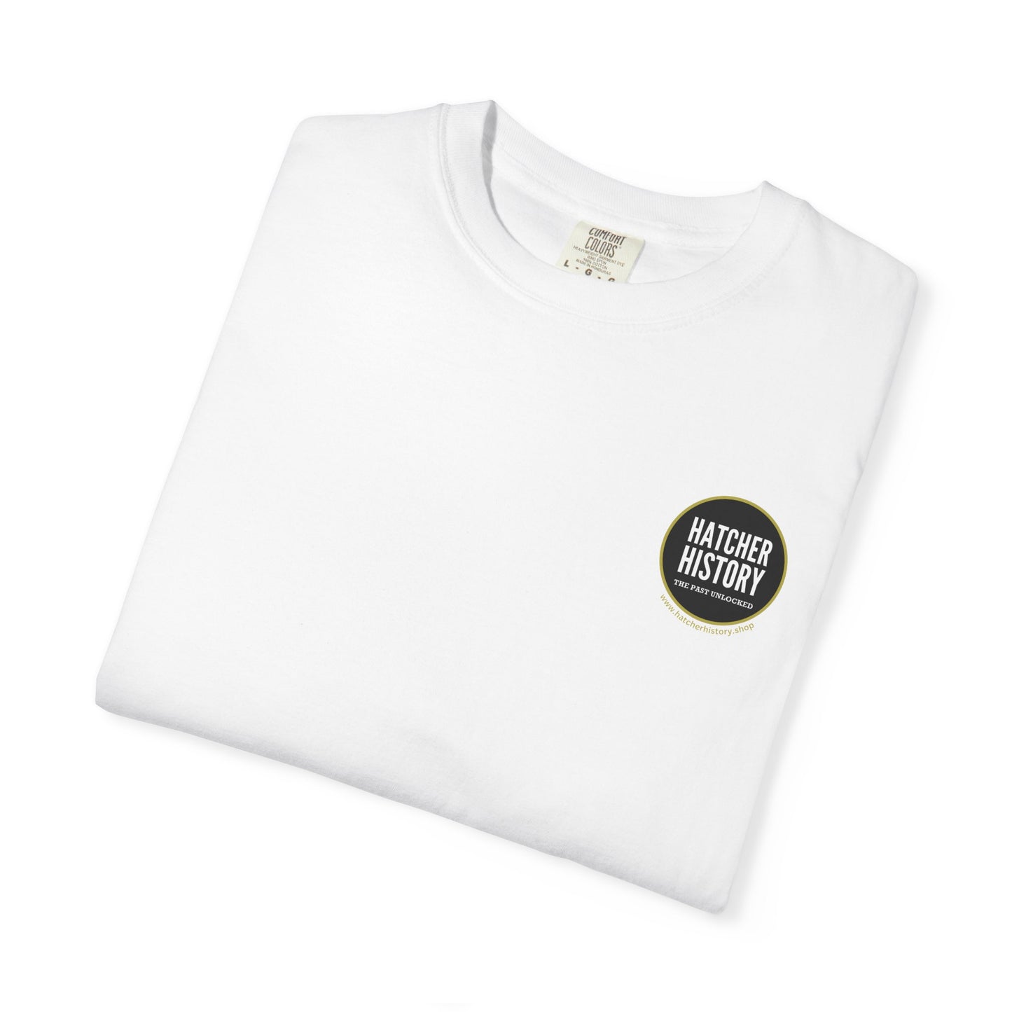 Hatcher History Logo T-Shirt — 'The Past Unlocked' Heritage Tee