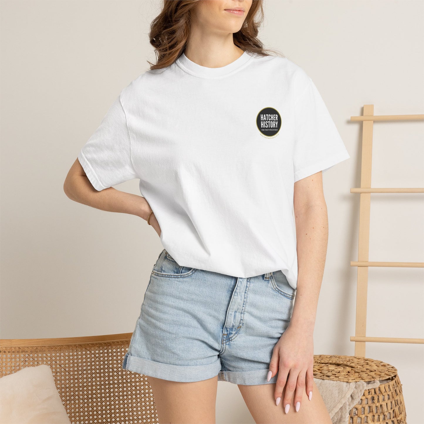 Hatcher History Logo T-Shirt — 'The Past Unlocked' Heritage Tee