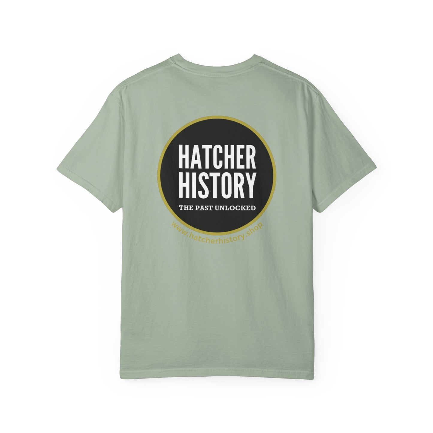 Hatcher History Logo T-Shirt — 'The Past Unlocked' Heritage Tee