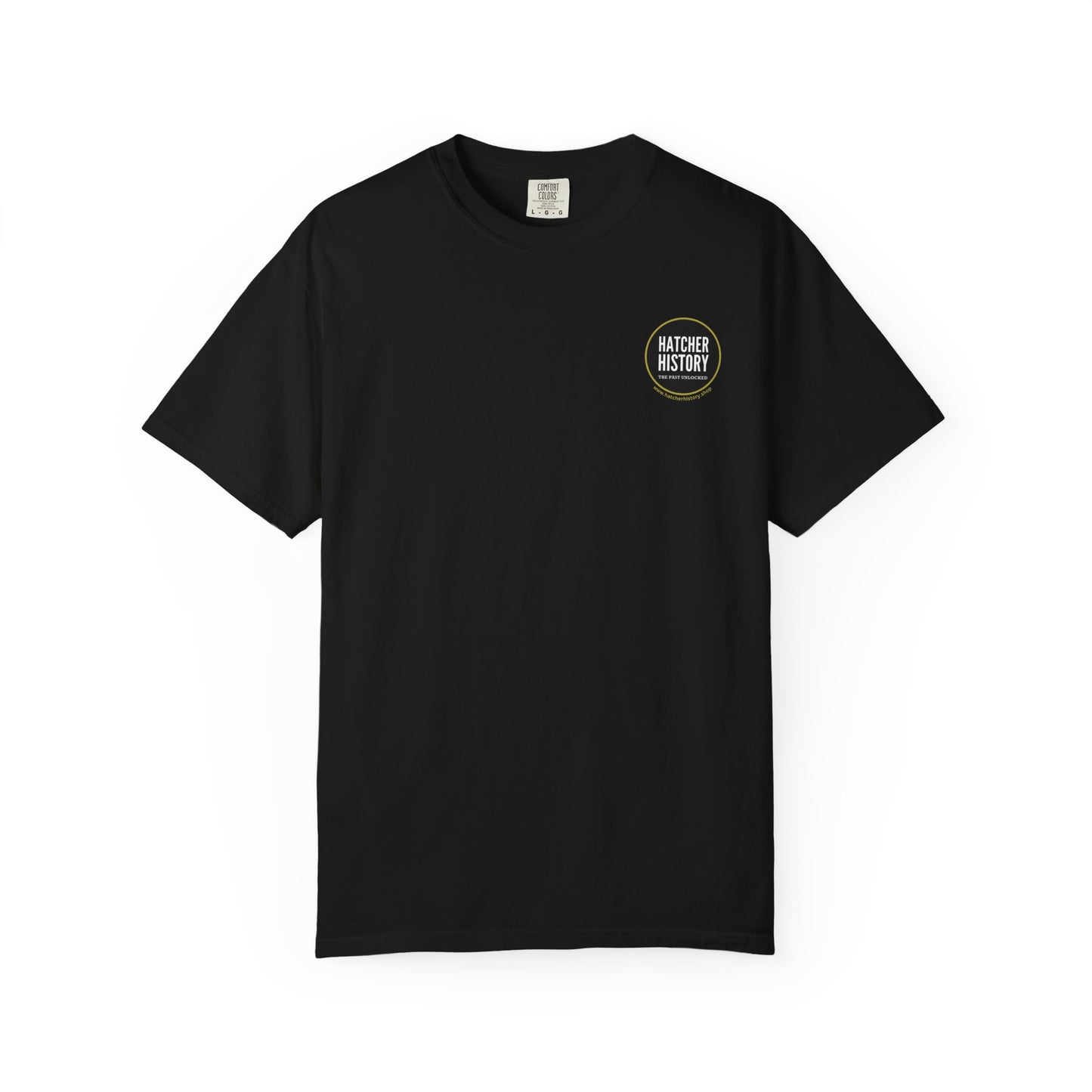 Hatcher History Logo T-Shirt — 'The Past Unlocked' Heritage Tee