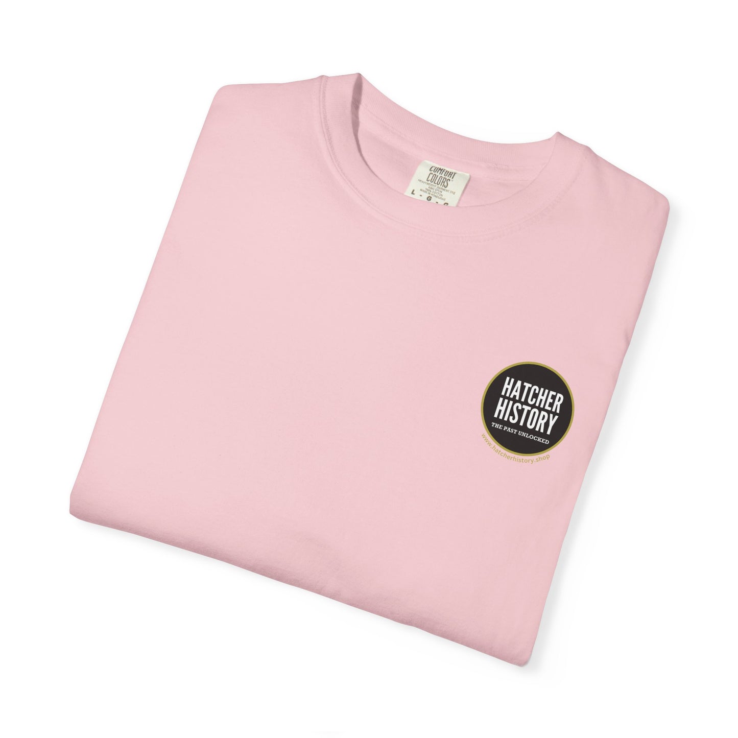Hatcher History Logo T-Shirt — 'The Past Unlocked' Heritage Tee
