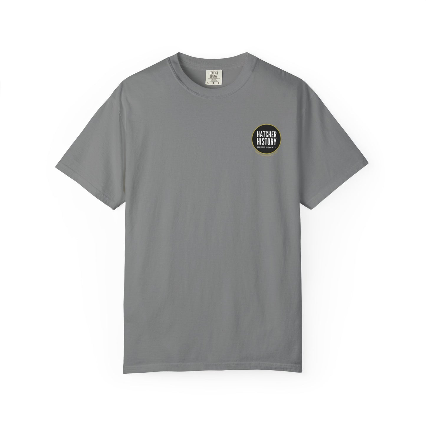 Hatcher History Logo T-Shirt — 'The Past Unlocked' Heritage Tee
