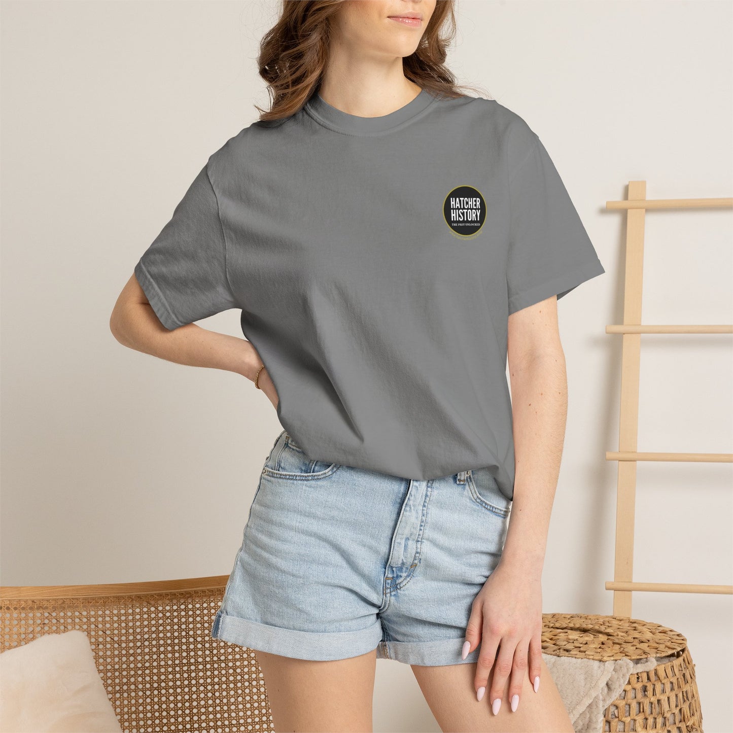 Hatcher History Logo T-Shirt — 'The Past Unlocked' Heritage Tee