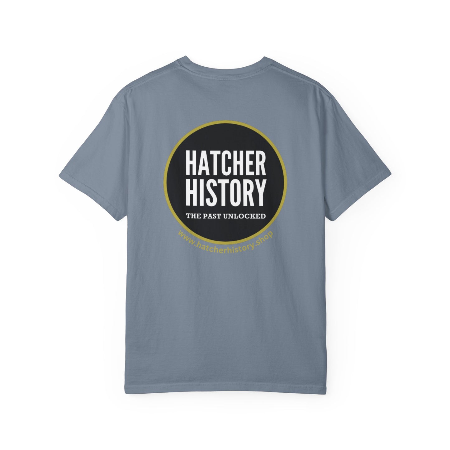 Hatcher History Logo T-Shirt — 'The Past Unlocked' Heritage Tee